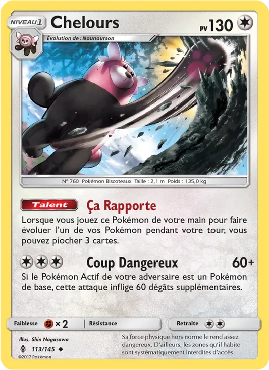 113/145 Chelours REVERSE - Gardiens Ascendants