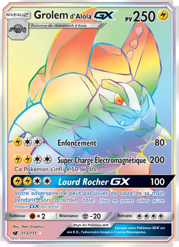 113/111 Grolem GX - Invasion Carmin