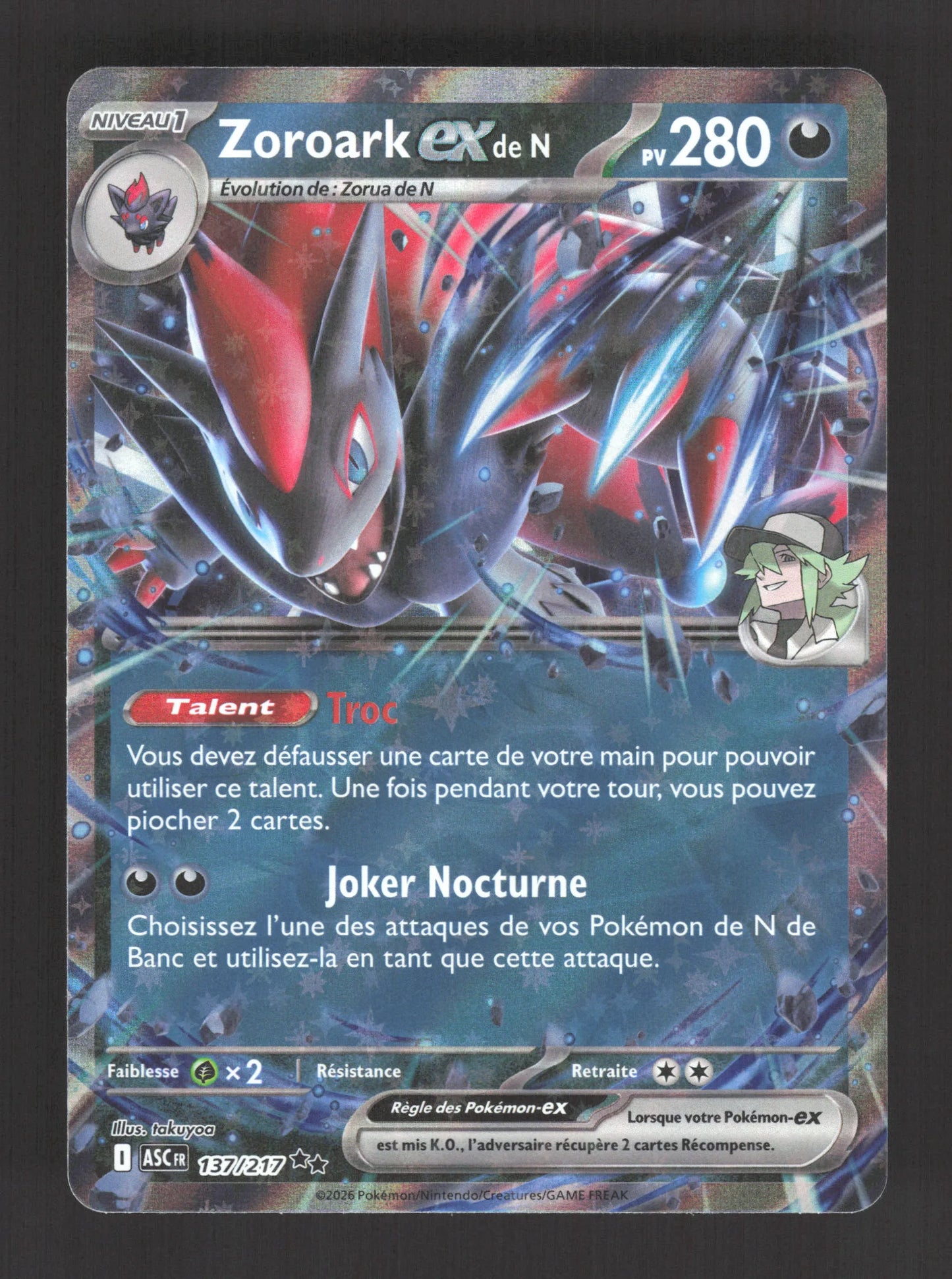 137/217 Zoroark EX - Héros Transcendants