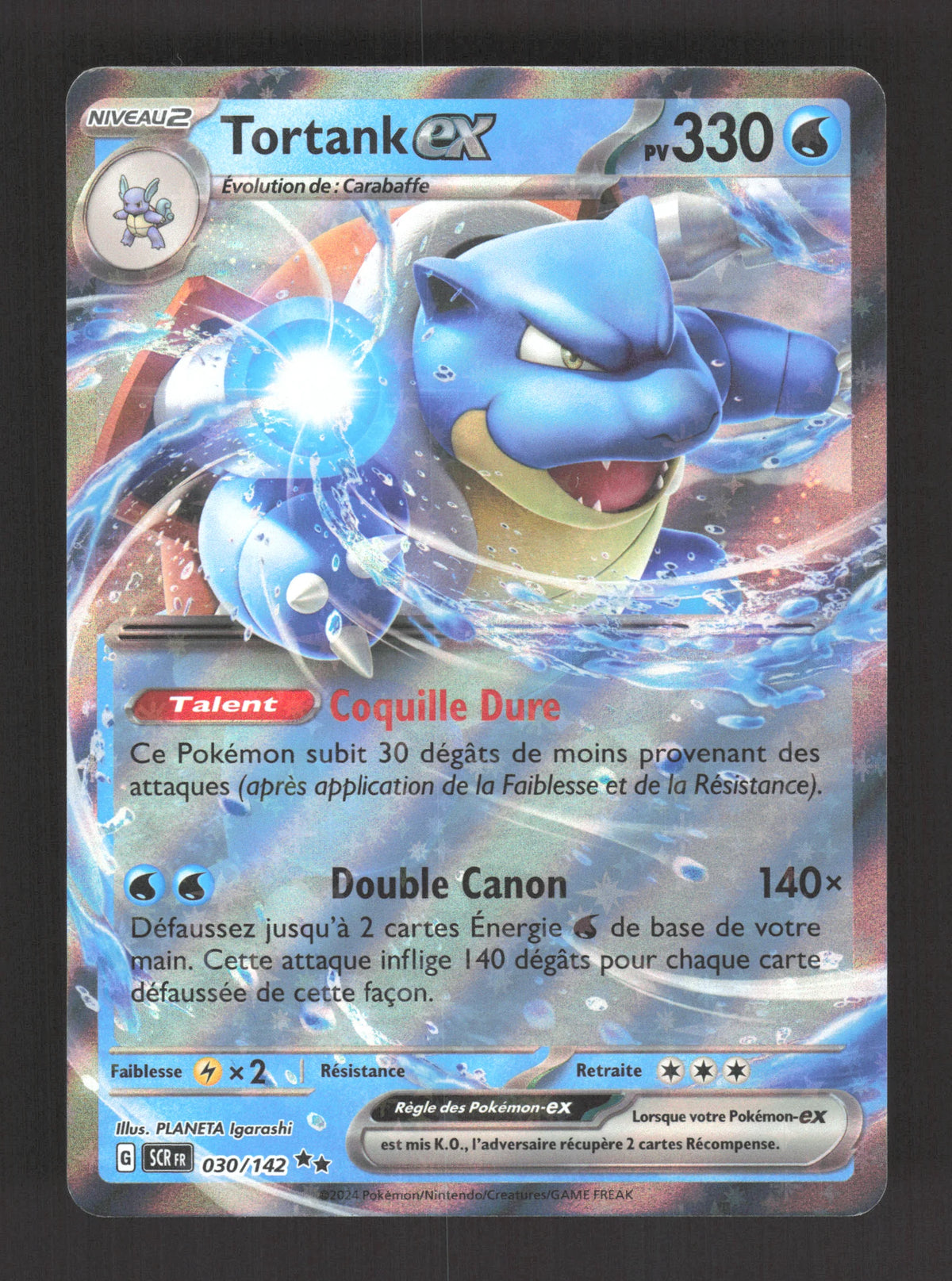 030/142 Tortank EX - Couronne Stellaire