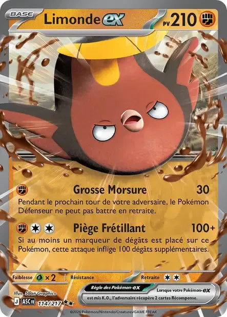 114/217 Limonde EX - Héros Transcendants