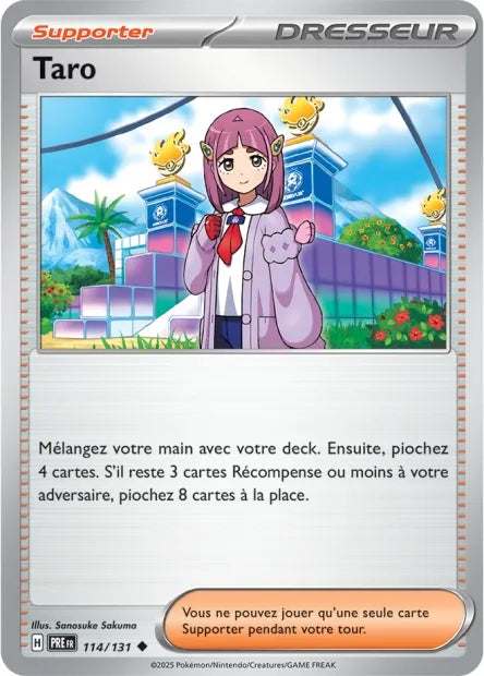 114/131 Taro POKEBALL - Évolutions Prismatiques