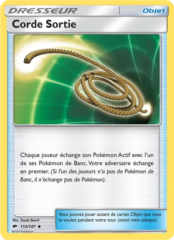 114/147 Corde Sortie REVERSE - Ombres Ardentes