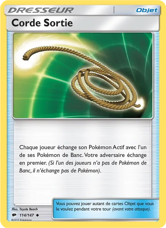114/147 Corde Sortie REVERSE - Ombres Ardentes