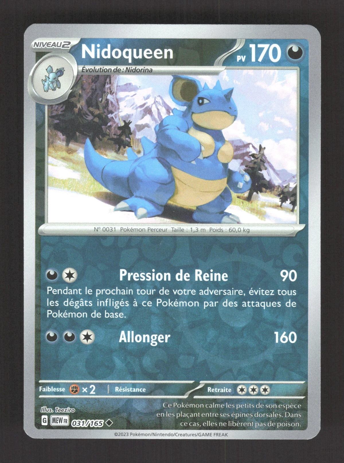 031/165 Nidoqueen REVERSE - 151