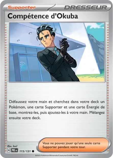115/131 Competence de Okuba POKEBALL - Évolutions Prismatiques
