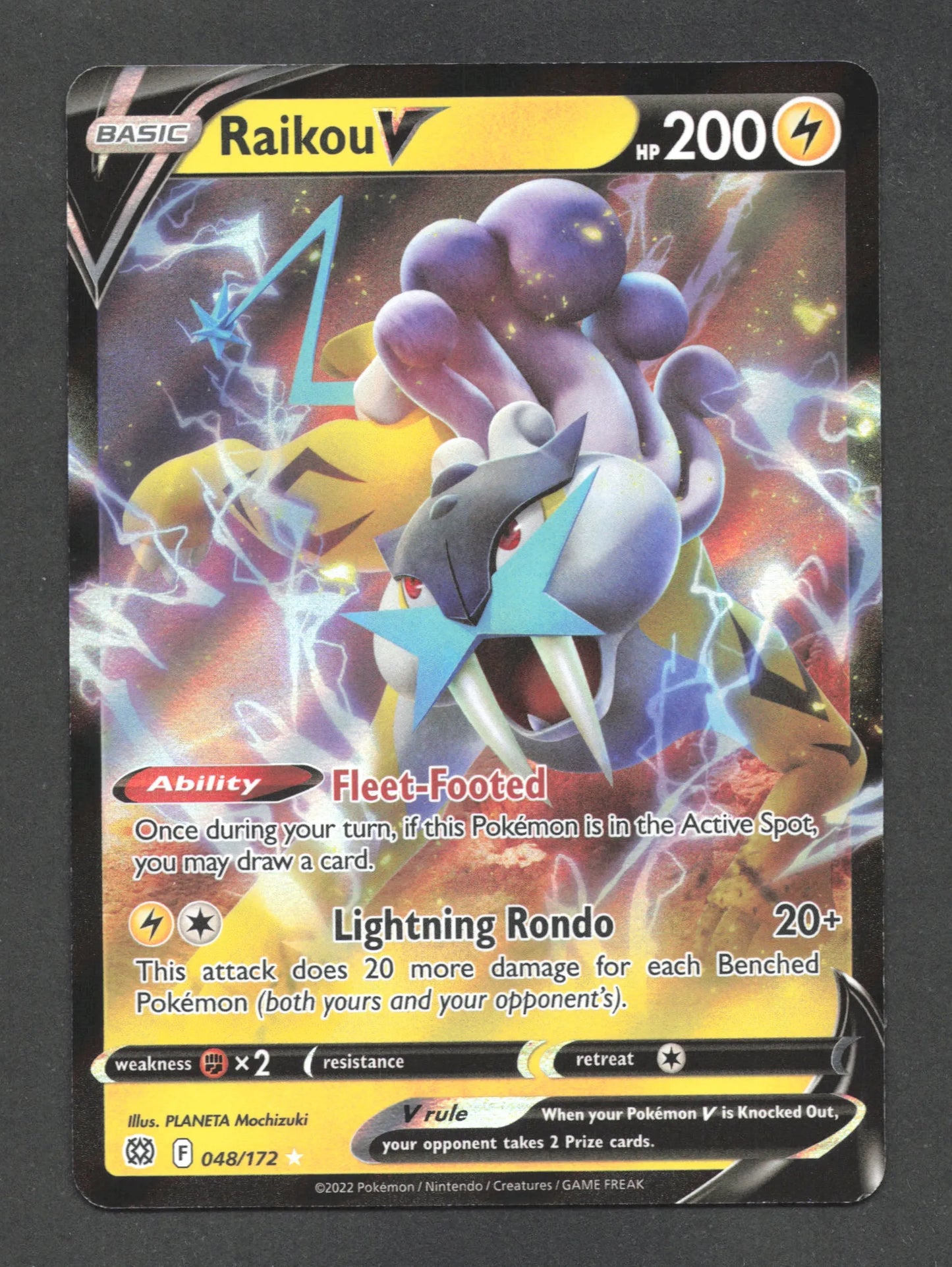 048/172 Raikou V ANGLAIS - Anglais