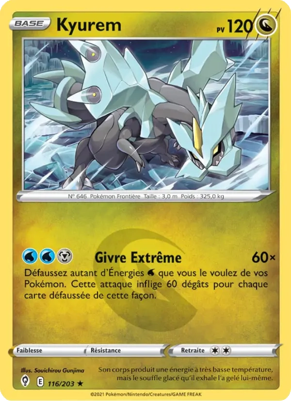 116/203 Kyurem Holo - Évolution Céleste