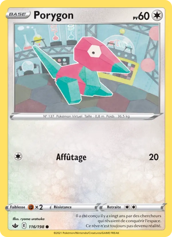 116/198 Porygon Reverse - Règne de Glace