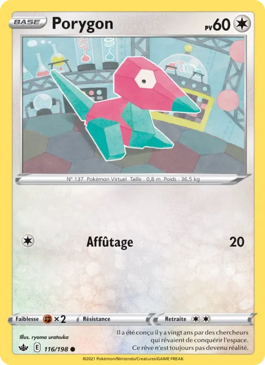 116/198 Porygon Reverse - Règne de Glace