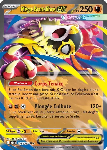 116/217 Mega Brutalibre EX - Héros Transcendants