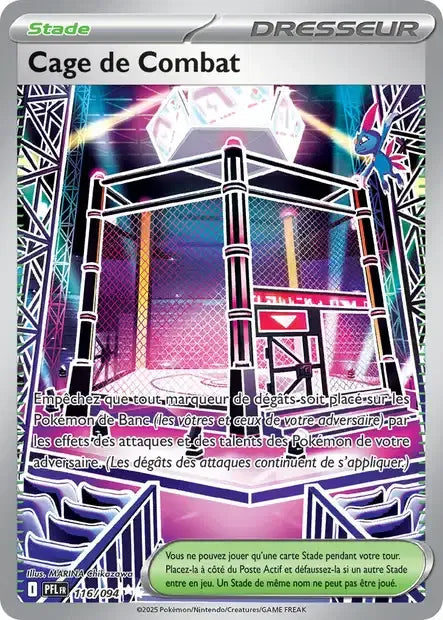 116/094 Cage de Combat DRESSEUR - Flammes Fantasmagoriques