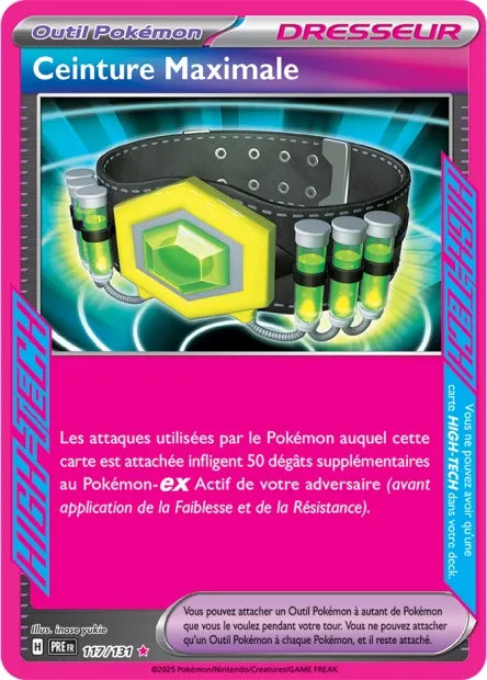 117/131 Ceinture Maximale ACE - Évolutions Prismatiques