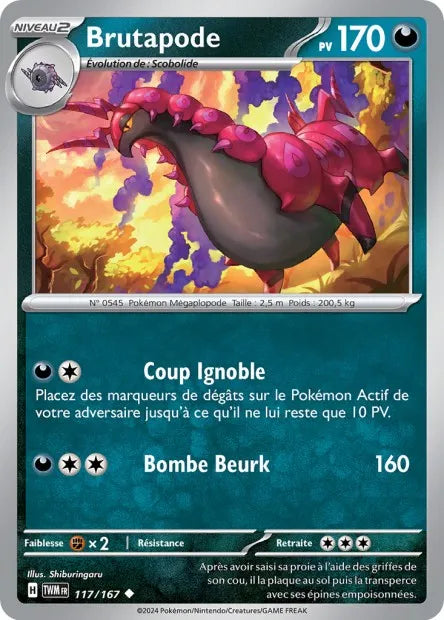 117/167 Brutapode Reverse - Mascarade Crépusculaire