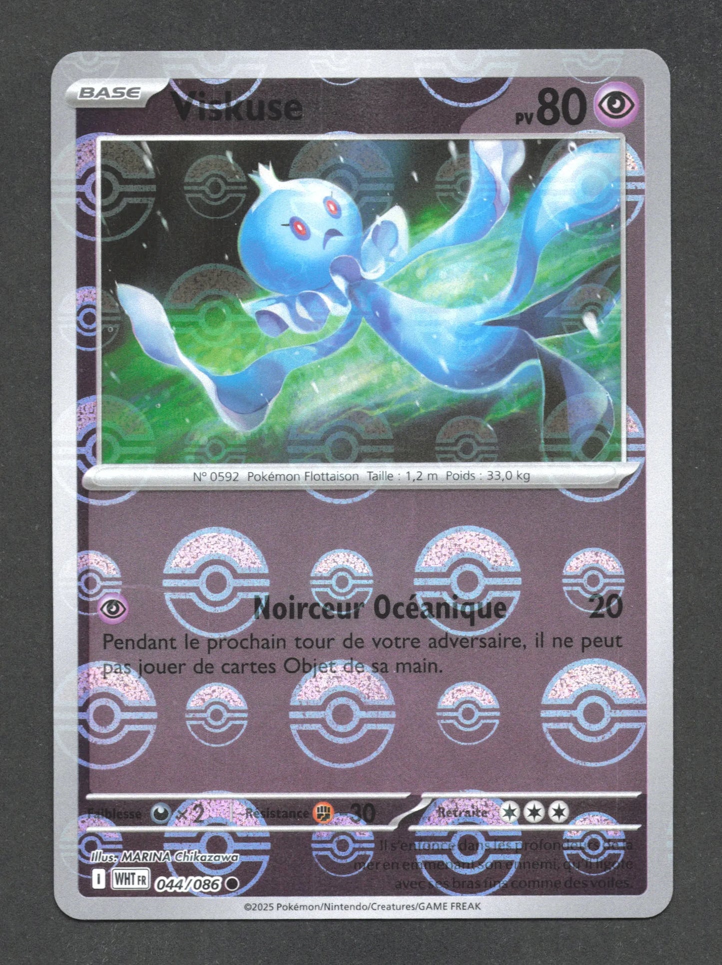 044/086 Viskuse POKEBALL - Flamme Blanche - Pokeball