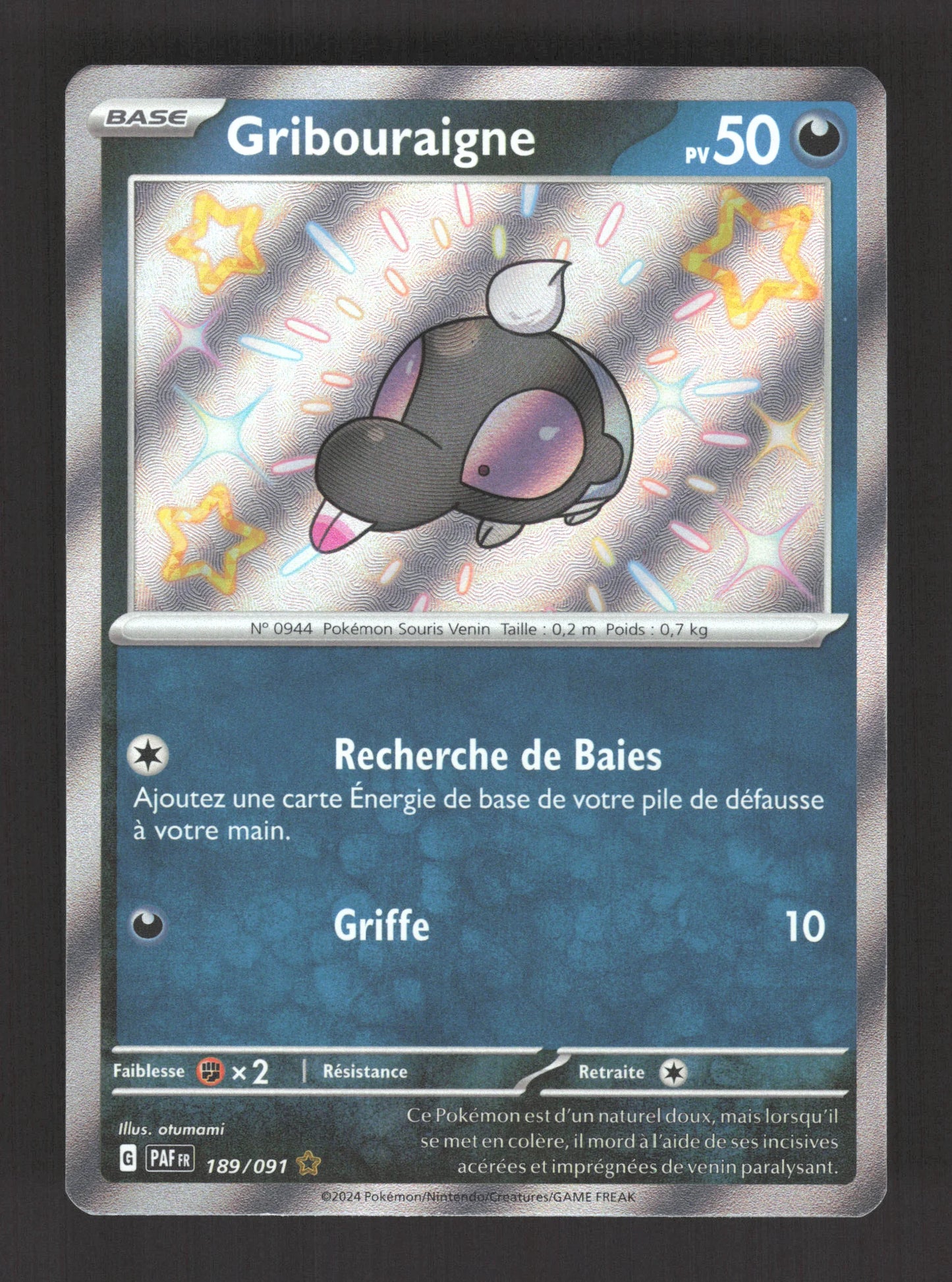 189/091 Gribouraigne SHINY - Destinées de Paldea