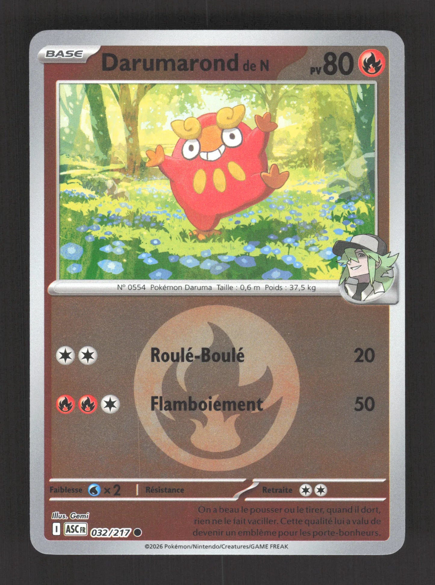 032/217 Darumarond REVERSE ENERGIE - Héros Transcendants