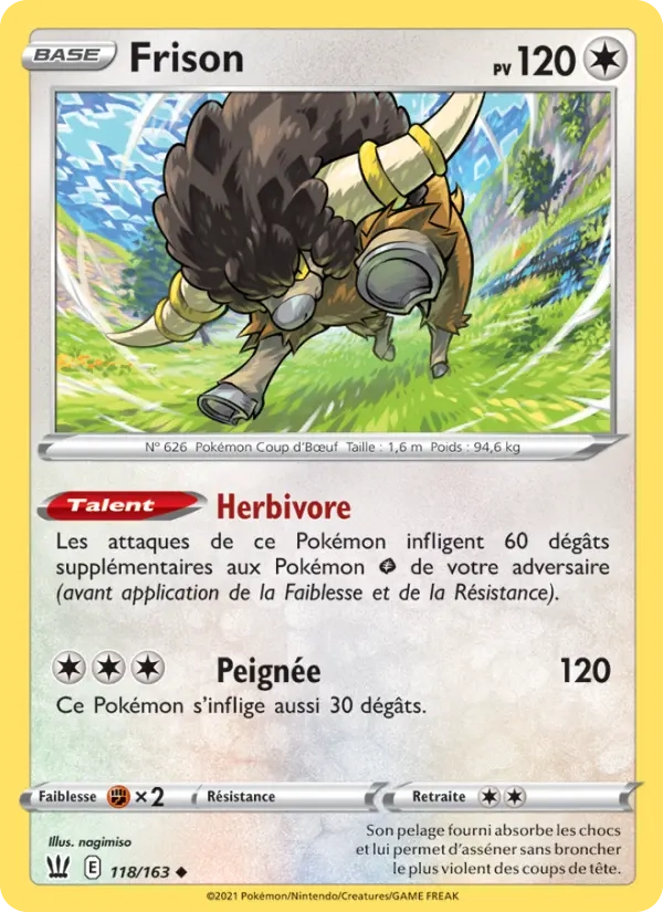 118/163 Frison Reverse - Styles de Combat