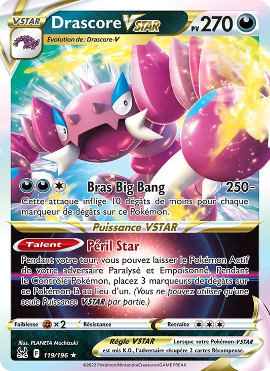 119/196 Drascore VSTAR - Origine Perdue