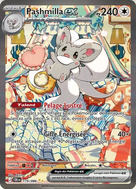 119/086 Pashmilla EX - Chaos Ascendant