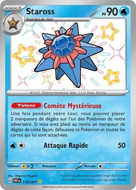 119/091 Staross SHINY - Destinées de Paldea