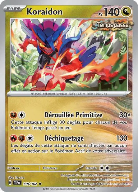 119/162 Koraidon Holo - Forces Temporelles