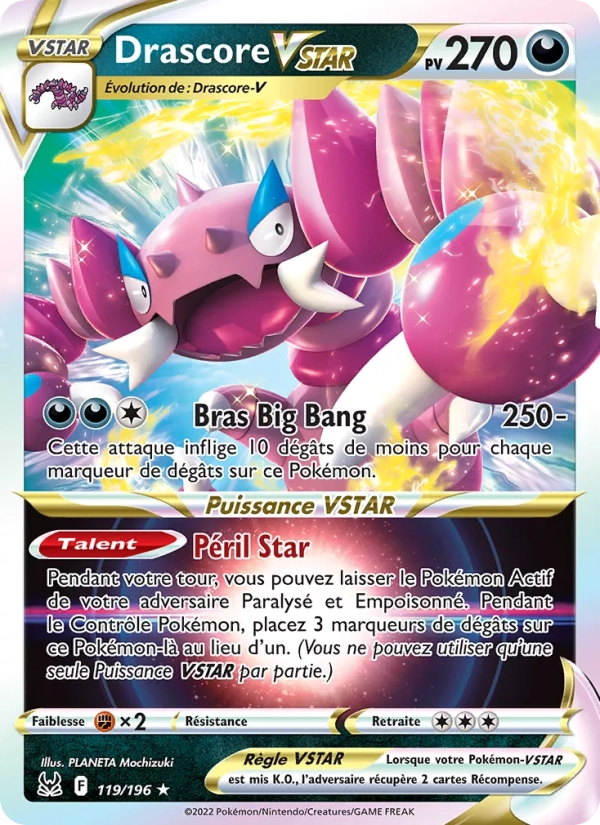 119/196 Drascore VSTAR - Origine Perdue