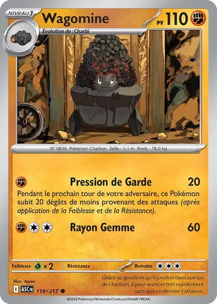 119/217 Wagomine POKEBALL - Héros Transcendants