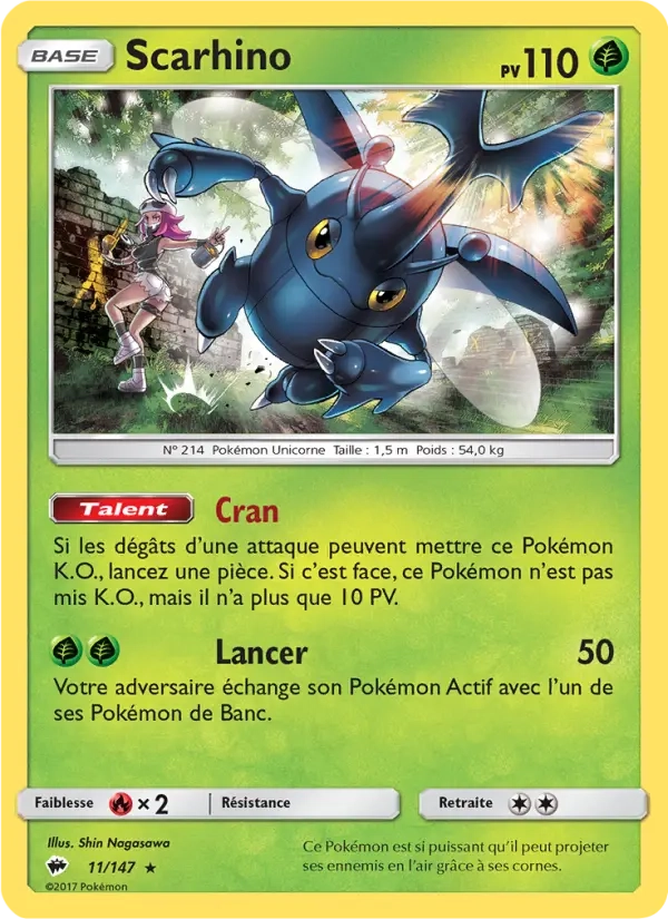 11/147 Scarhino REVERSE - Ombres Ardentes