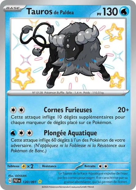 120/091 Tauros SHINY - Destinées de Paldea