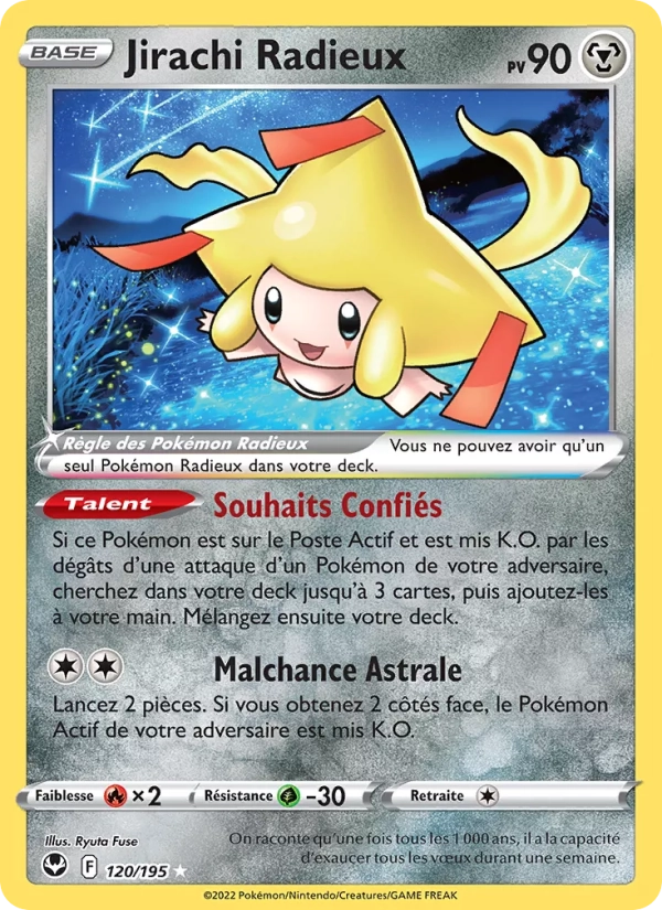 120/195 Jirachi RADIEUX - Tempête Argentée