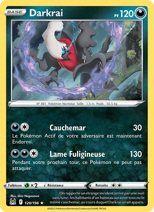 120/196 Darkrai HOLO - Origine Perdue