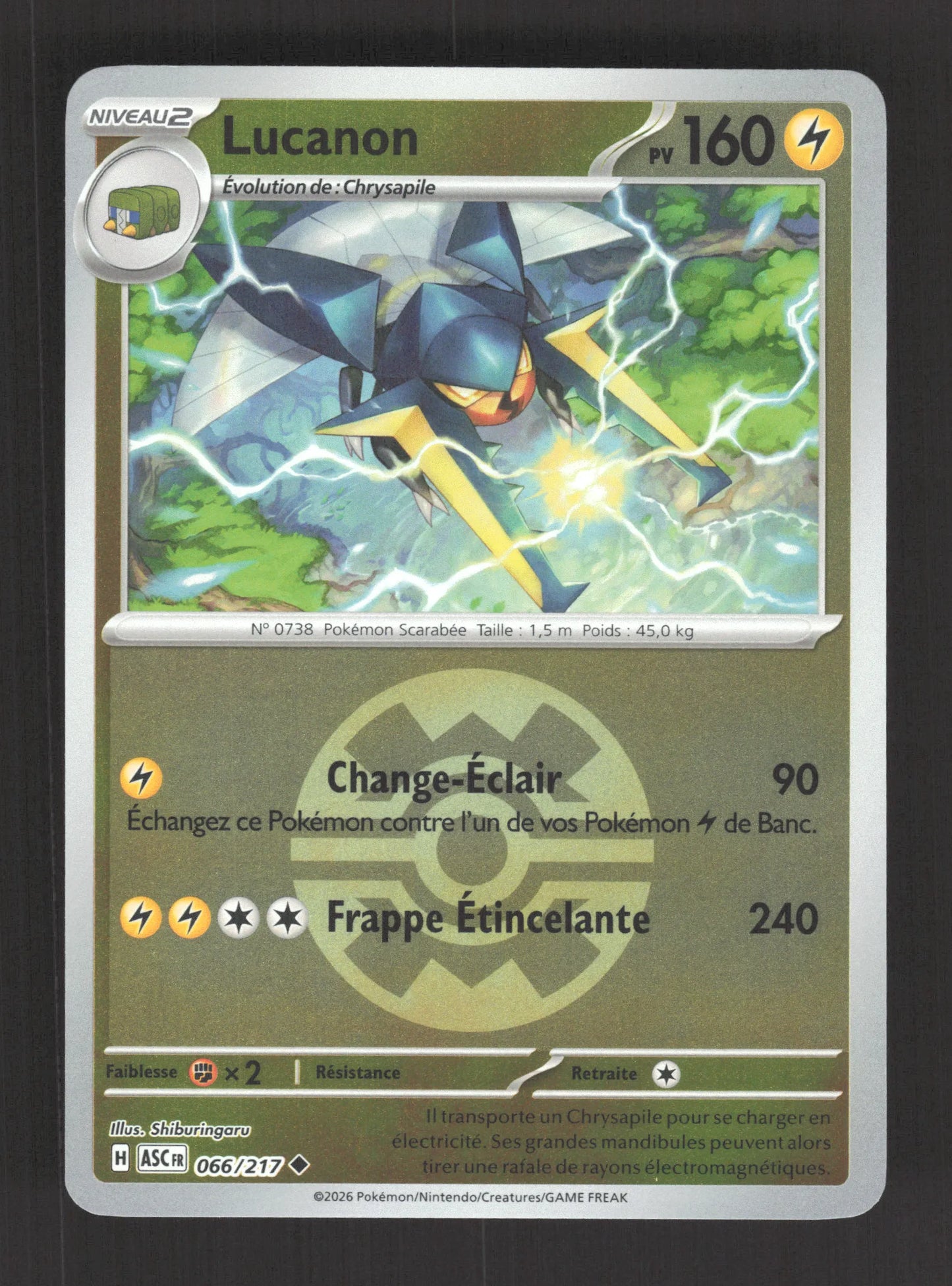 066/217 Lucanon POKEBALL - Héros Transcendants