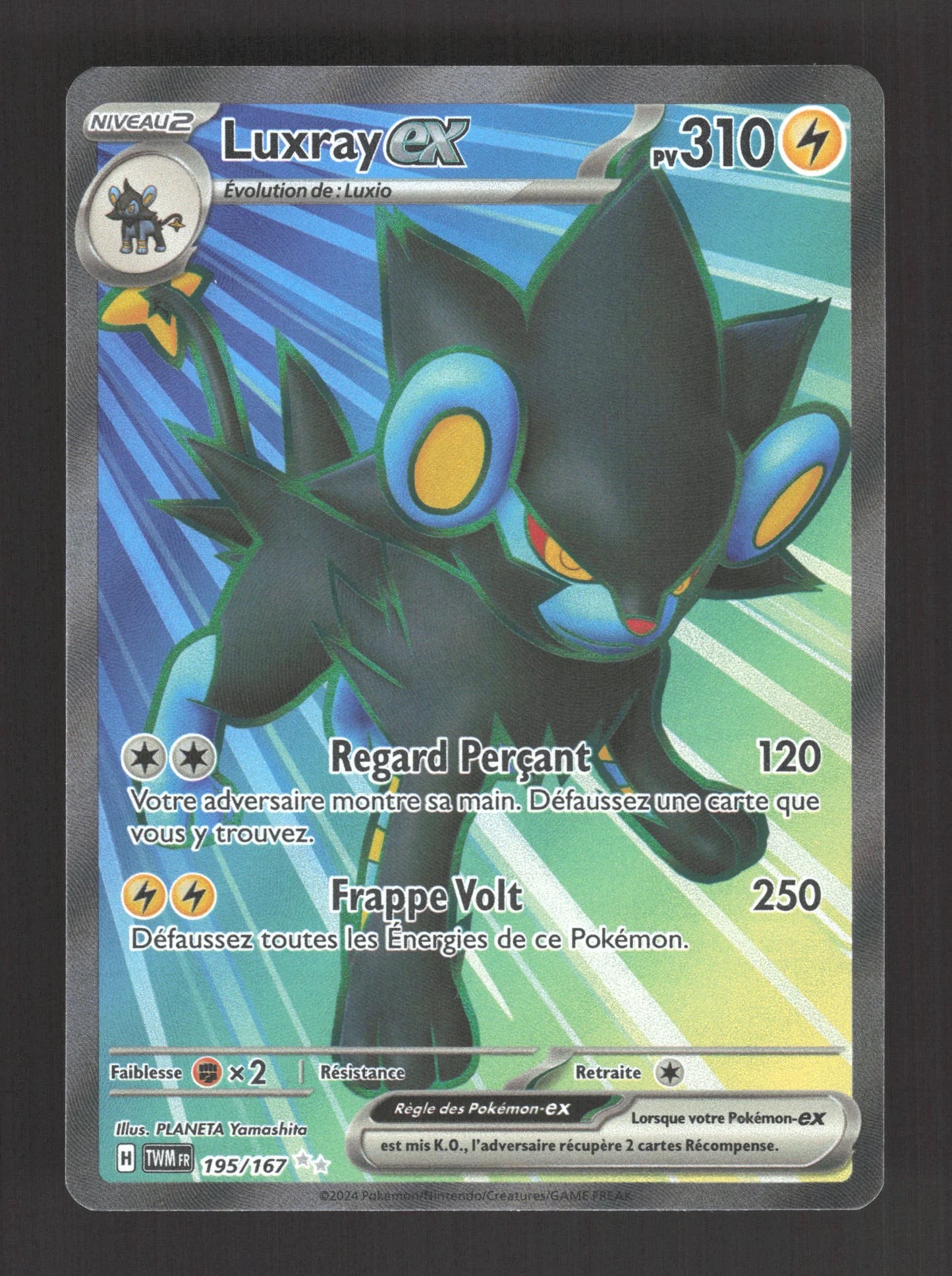 195/167 Luxray EX - Mascarade Crépusculaire
