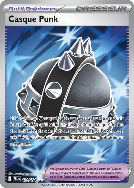 121/094 Casque Punk DRESSEUR - Flammes Fantasmagoriques