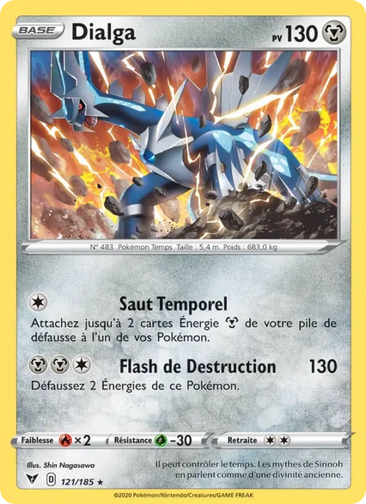 121/185 Dialga HOLO - Voltage Éclatant