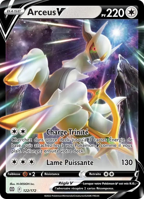 122/172 Arceus V - Stars Étincelantes