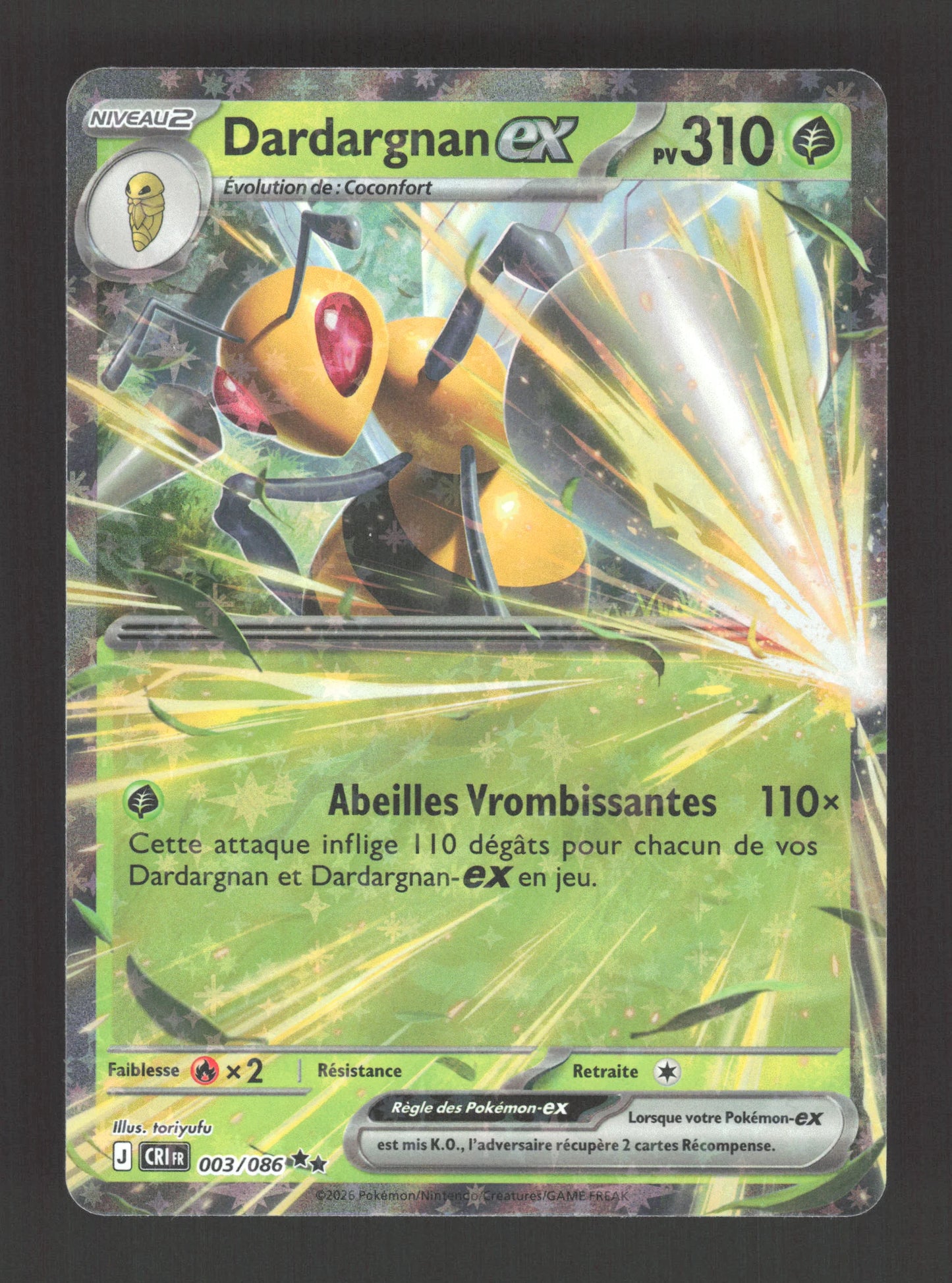 003/086 Dardargnan EX - Chaos Ascendant