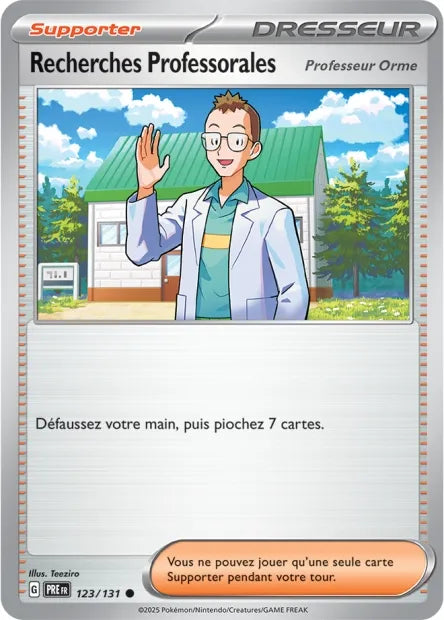 123/131 Recherches Professorales Professeur Orme Reverse - Évolutions Prismatiques
