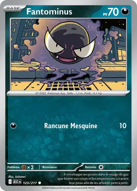 123/217 Fantominus REVERSE ENERGIE - Héros Transcendants