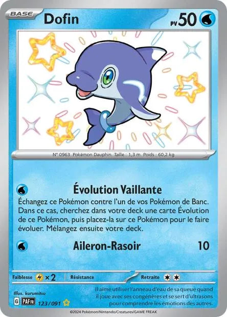 123/091 Dofin SHINY - Destinées de Paldea