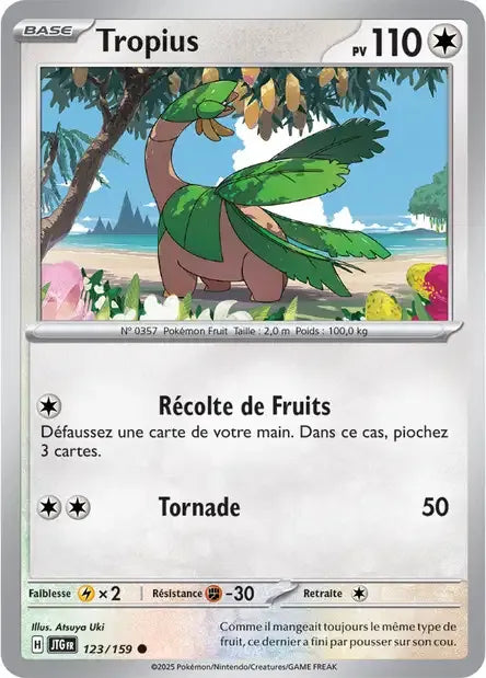 123/159 Tropius Reverse - Aventures Ensemble