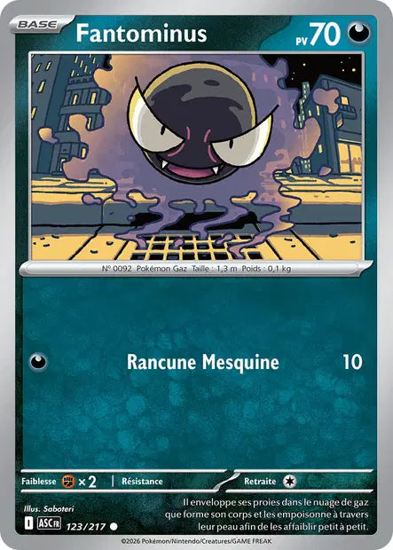 123/217 Fantominus HOLO COSMOS - Héros Transcendants - Holo Cosmos