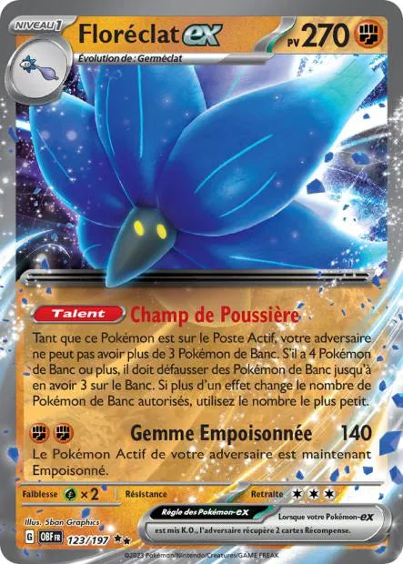 123/197 Floreclat EX - Flammes Obsidiennes