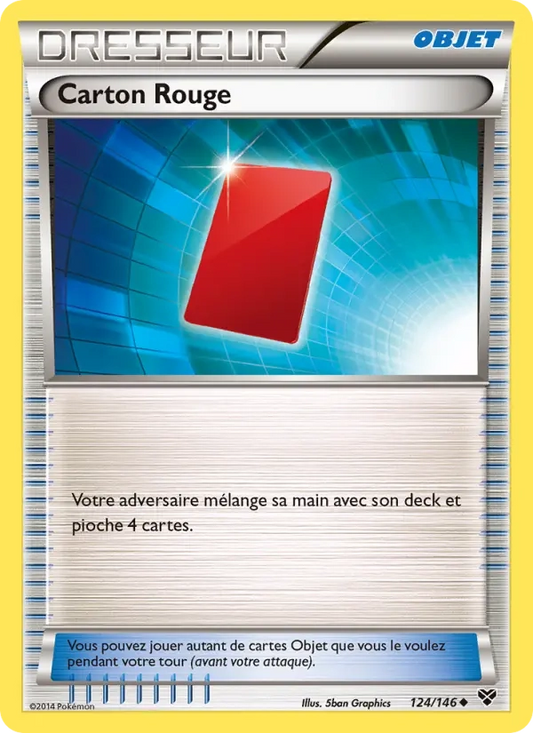 124/146 Carton Rouge REVERSE - XY