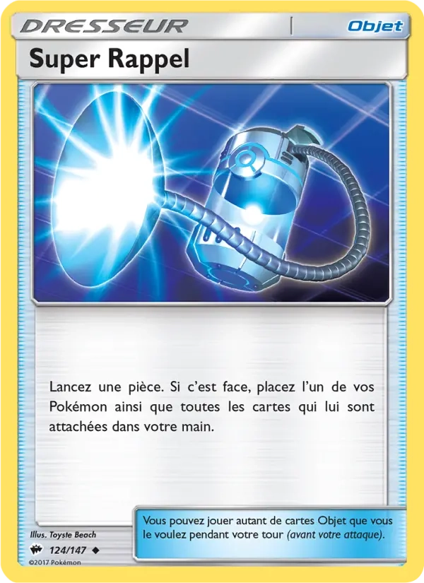 124/147 Super Rappel REVERSE - Ombres Ardentes