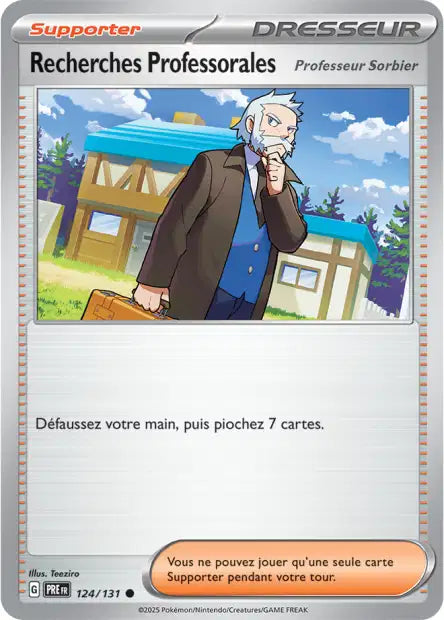 124/131 Recherches Professorales POKEBALL - Evolutions Prismatiques - Pokeball