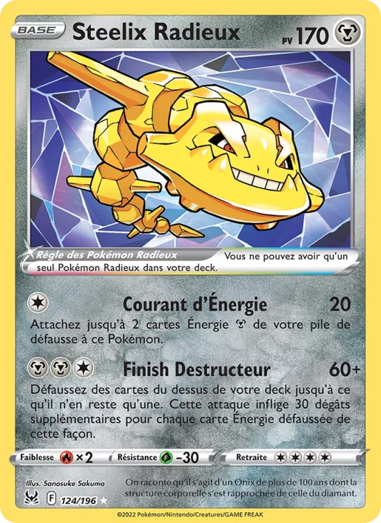 124/196 Steelix RADIEUX - Origine Perdue