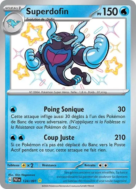 124/091 Superdofin SHINY - Destinées de Paldea