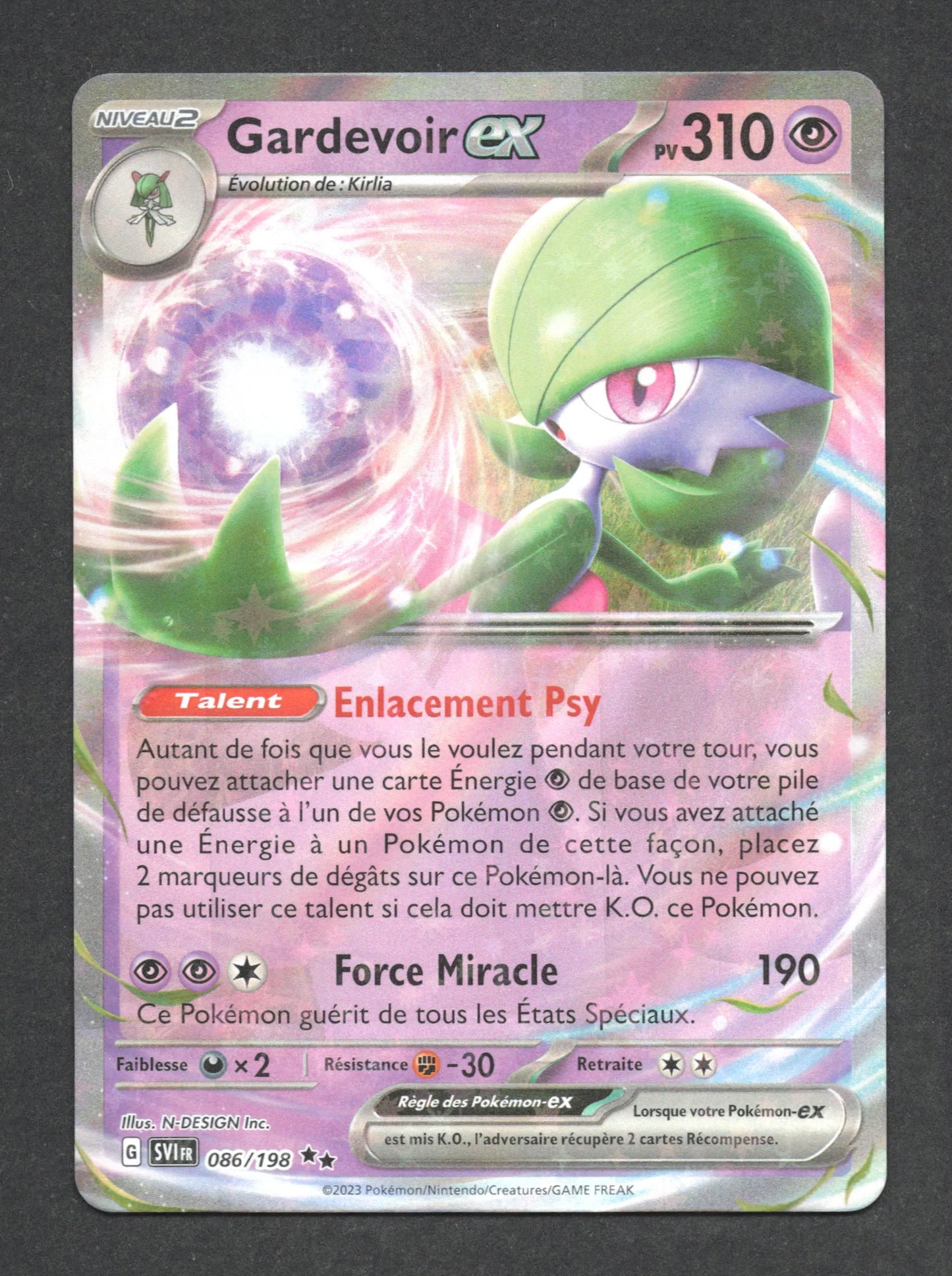 086/198 Gardevoir EX - Écarlate et Violet